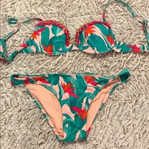 Tropical print Bikini
